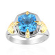 Bague en argent et Topaze bleu Suisse (Remy Rotenier)