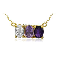 Collier en argent et Topaze blanche