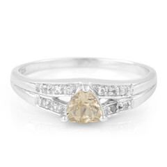 Bague en argent et Béryl de l’Amazonie