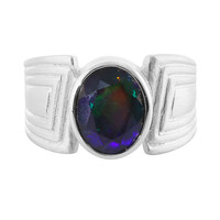 Bague en argent et Opale Mezezo