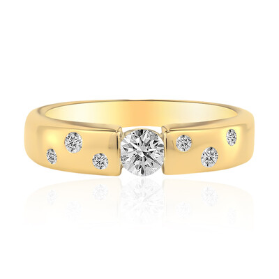 Bague en or et Diamant IF (D) (Annette)