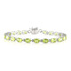 Bracelet en argent et Péridot