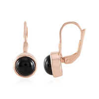 Boucles d'oreilles en argent et Onyx noir