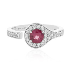 Bague en argent et Grenat Rhodolite