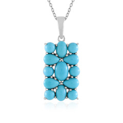 Collier en argent et Turquoise Sleeping Beauty (Faszination Türkis)