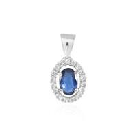 Pendentif en or et Saphir bleu