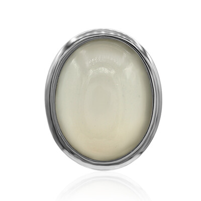 Pendentif en argent et Pierre de Lune (MONOSONO COLLECTION)