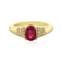 Bague en argent et Rubis de Bemainty