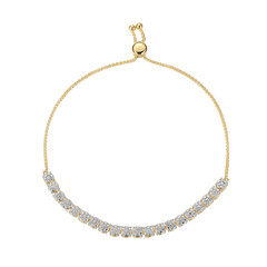 Bracelet en laiton et Diamant I3 (I) (Juwelo Style)