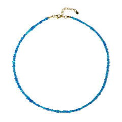 Collier en argent et Opale bleue d'Éthiopie