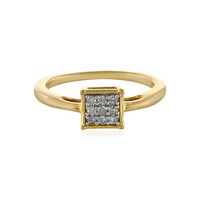Bague en argent et Diamant I1 couleur (I)