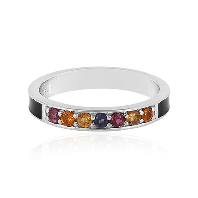 Bague en argent et Iolite