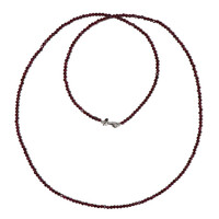 Collier en argent et Grenat Rhodolite
