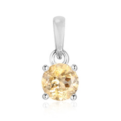 Pendentif en argent et Citrine