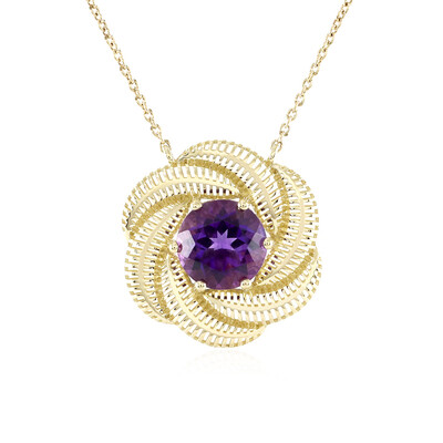 Collier en or et Améthyste de Zambie (Ornaments by de Melo)