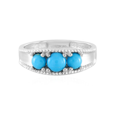 Bague en argent et Turquoise Sleeping Beauty (Anne Bever)