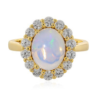 Bague en argent et Opale Welo