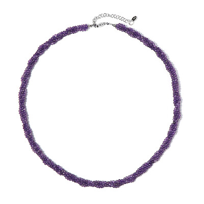 Collier en argent et Améthyste