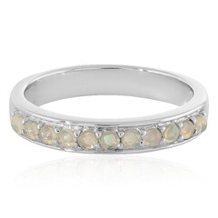 Bague en argent et Opale Welo