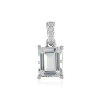 Pendentif en argent et Topaze blanche