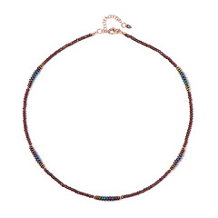 Collier en argent et Hématite mystique