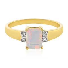 Bague en argent et Opale Welo