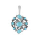 Pendentif en argent et Turquoise Sleeping Beauty (Desert Chic)