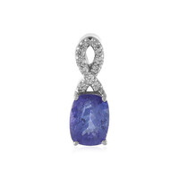 Pendentif en argent et Tanzanite