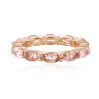 Bague en argent et Tourmaline rose