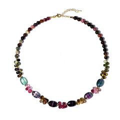 Collier en argent et Fluorite