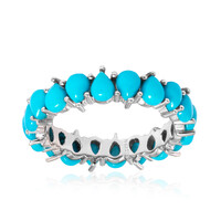 Bague en argent et Turquoise Sleeping Beauty