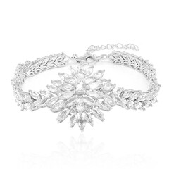 Bracelet en argent et Topaze blanche