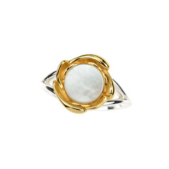 Bague en argent et Nacre