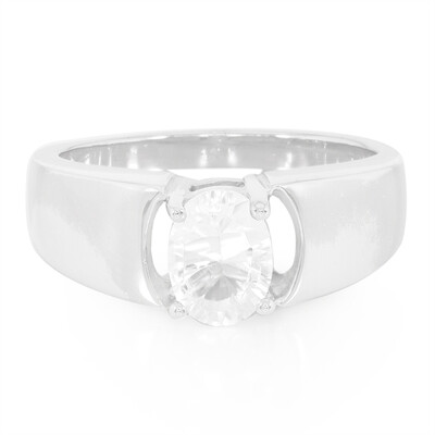 Bague pour homme en argent et Pétalite