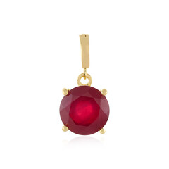 Pendentif en argent et Rubis de Madagascar