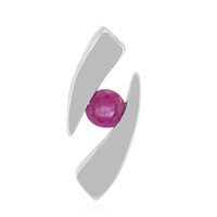 Pendentif en argent et Rubis de Birmanie (Pallanova)