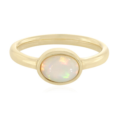 Bague en argent et Opale Welo (MONOSONO COLLECTION)