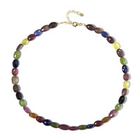 Collier en argent et Saphir