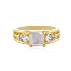 Bague en argent et Opale Welo