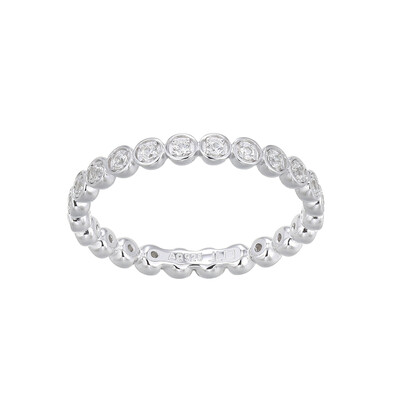 Bague en argent et Zircon (Adela Silber)