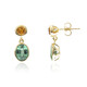 Boucles d'oreilles en or et Kyanite Menthe (CUSTODANA)