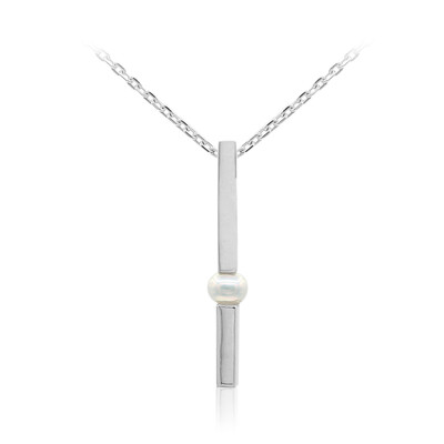 Collier en argent et Perle de culture d'eau douce