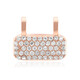 Pendentif en argent et Zircon (MONOSONO COLLECTION)