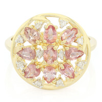 Bague en or et Saphir Padparadscha non chauffé (AMAYANI)