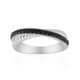 Bague en argent et Spinelle noir