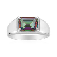 Bague en argent et Quartz mystique