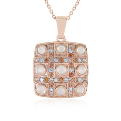 Collier en argent et Pierre de Lune blanche (KM by Juwelo)