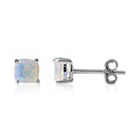 Boucles d'oreilles en argent et Opale Welo