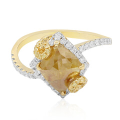 Bague en or et Diamant SI jaune (CIRARI)
