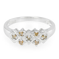 Bague pour homme en argent et Diamant fantaisie